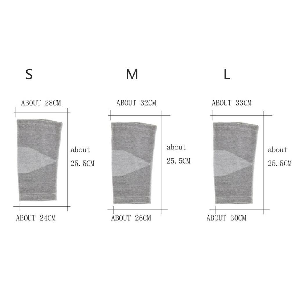 Bamboo Fabric Knee Compression Sleeves Elastic Knee Support