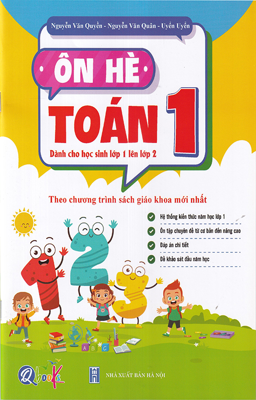 Sách - Ôn hè Toán 1 (Dành cho học sinh lớp 1 lên lớp 2)