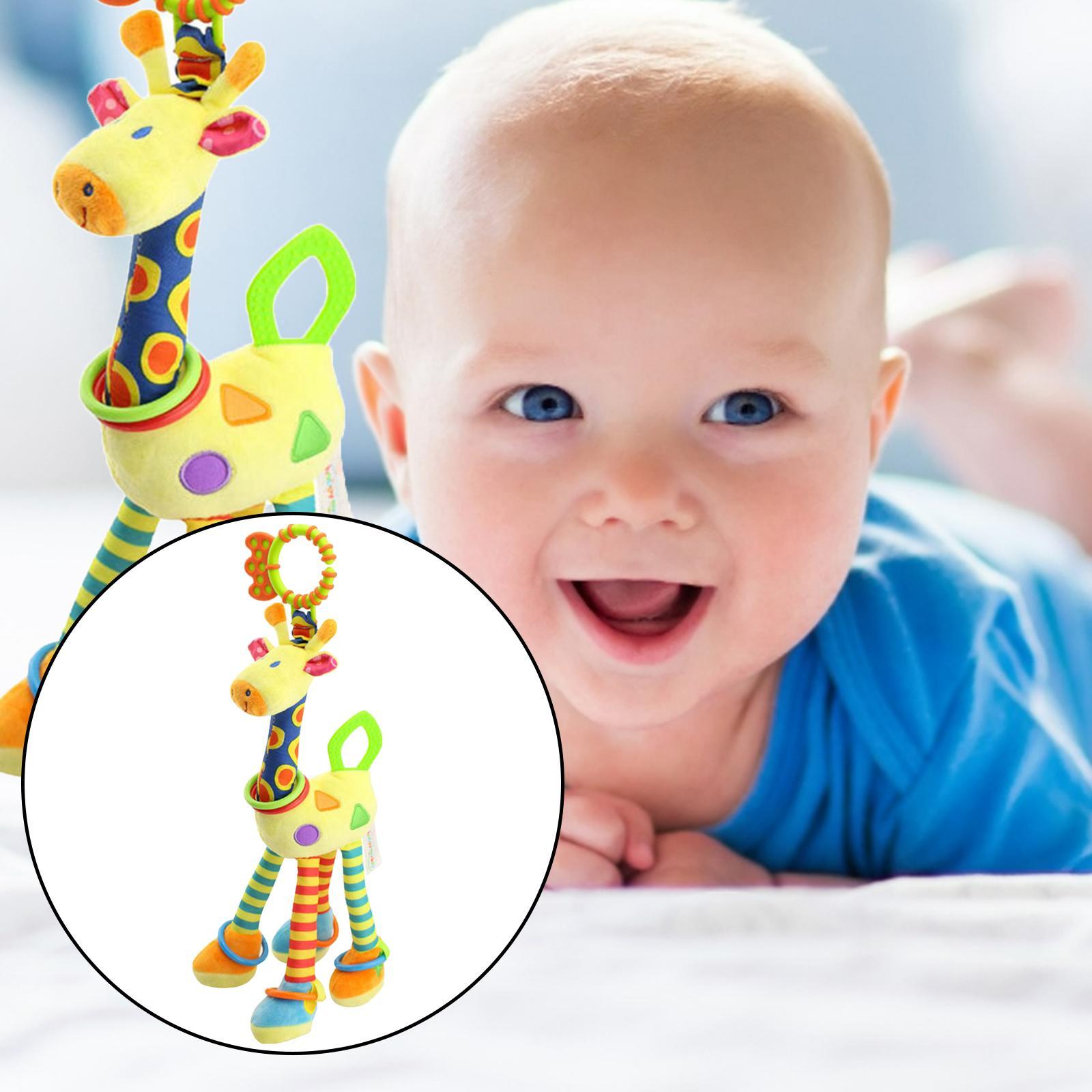 Baby Kids Rattle Toys Cartoon Animal Plush Hand Gifts