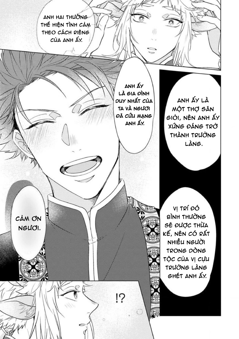 gặp gỡ em, thú nhân màu chàm trắng chapter 2 19