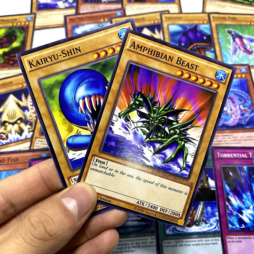 Bài Yugioh ️️ Thẻ bài Yugioh Fisherman Mako Tsunami deck 40 lá