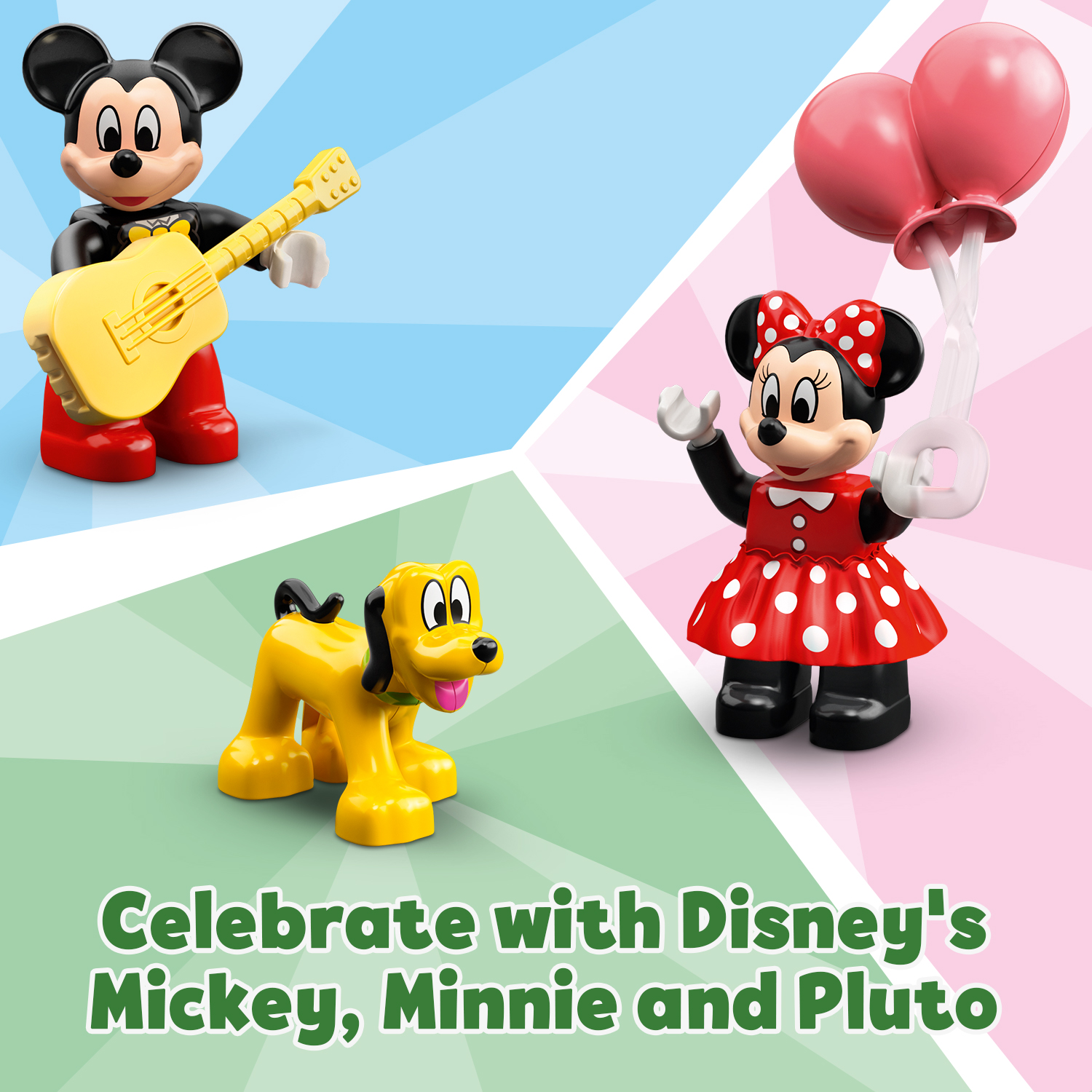 Đồ Chơi LEGO Duplo Đoàn Tàu Sinh Nhật Của Mickey & Minnie 10941  Cho Bé Trên 2 Tuổi