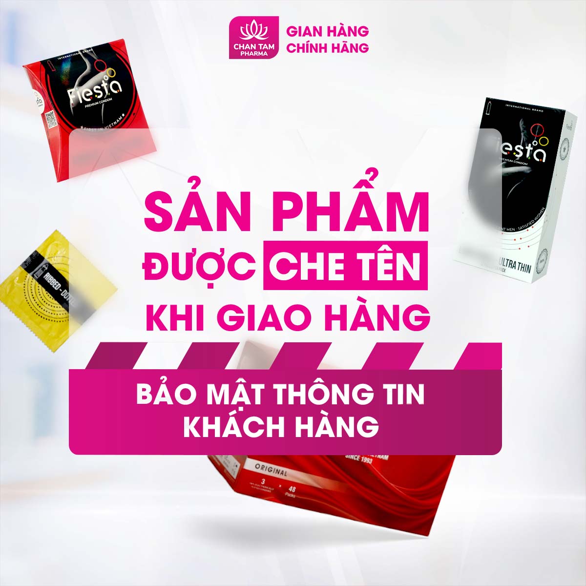 Bao cao su Fiesta siêu mỏng gân, gai, bo đầu – hộp 12 cái