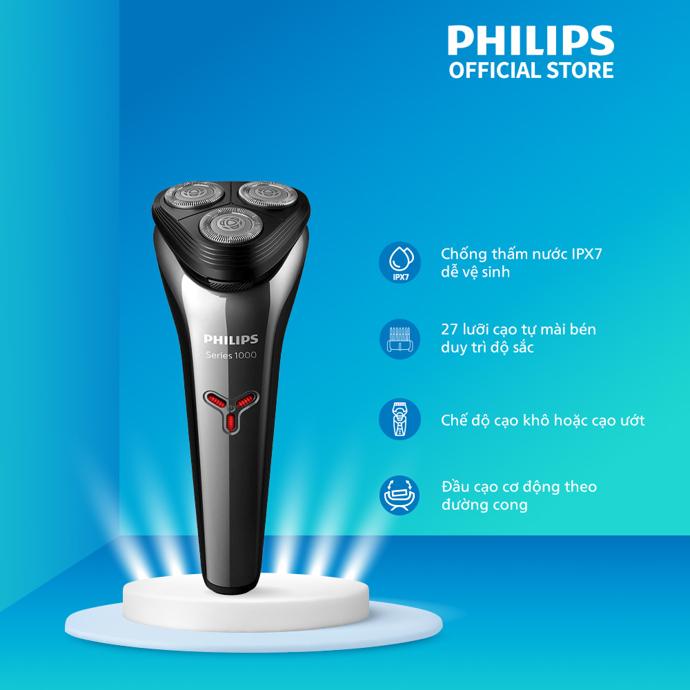 Máy cạo râu du lịch cầm tay Philips S1301/02 - Chính hãng