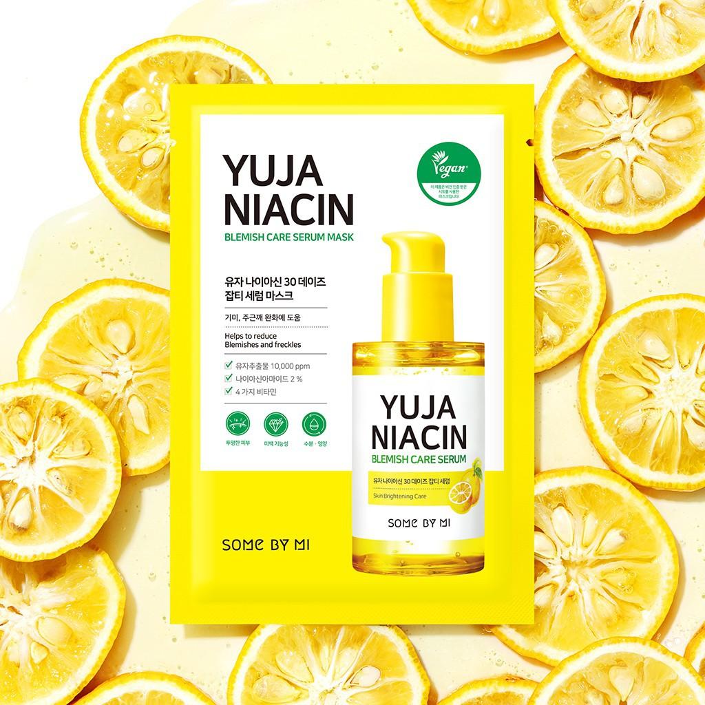 Mặt Nạ Dưỡng Sáng Da Some By Mi Yuja Niacin Blemish Care Serum Mask 25g