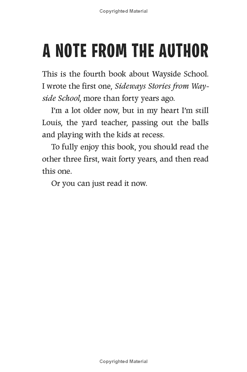 Sách ngoại văn: Wayside School Beneath The Cloud Of Doom
