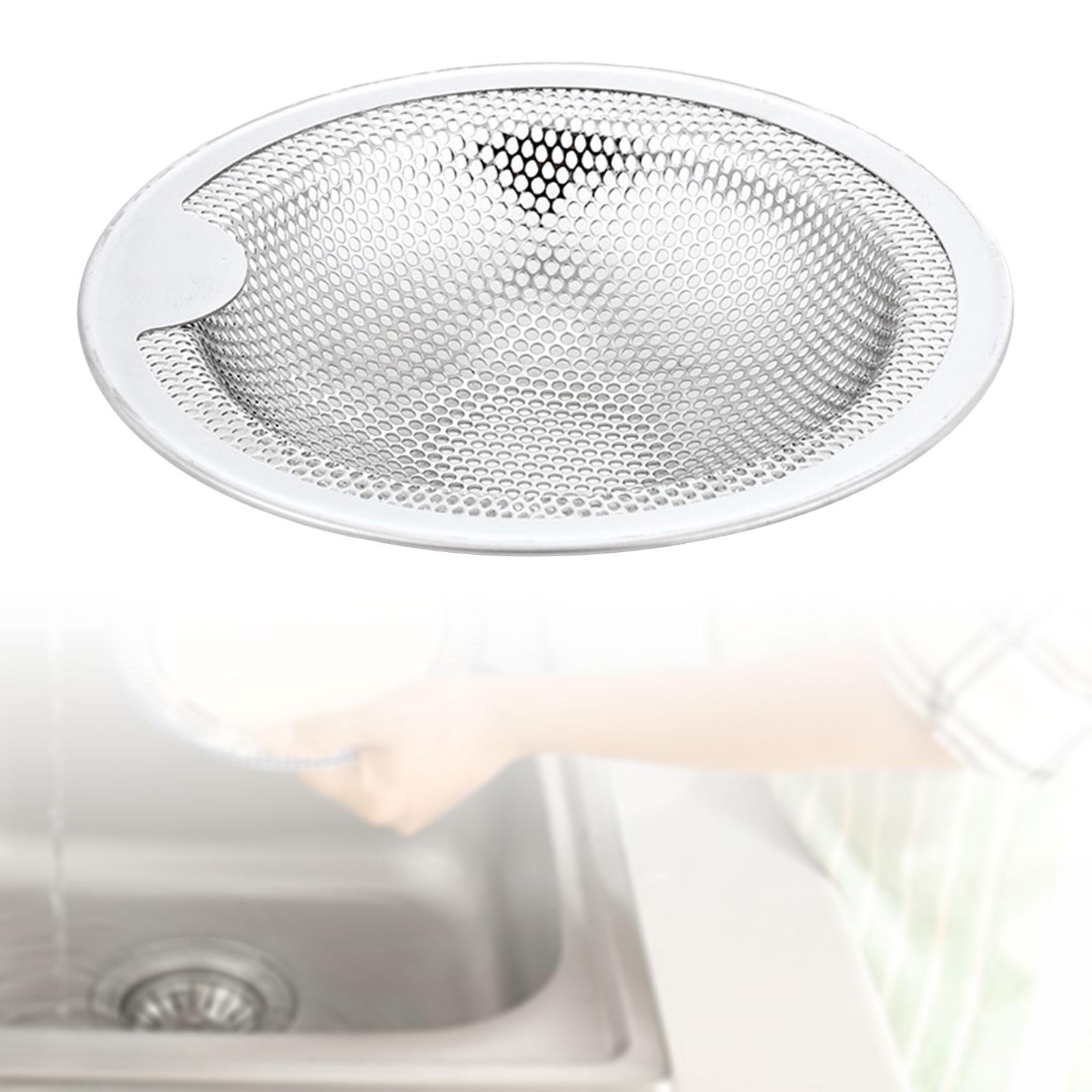 Kitchen Sink Strainer Stainless Steel Slop Basket Filter Shower Drain Hole Filter Sink Mesh Basket Filter for Balcony Drain Hole Bathroom RV