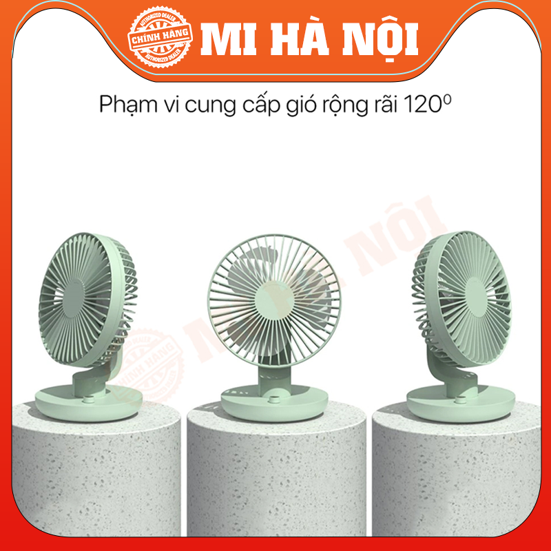 Quạt tích điện để bàn Xiaomi 3Life 209 chính hãng - hàng chính hãng