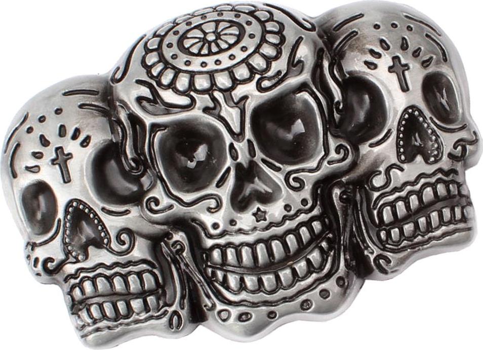 3D Gothic Đầu Lâu Khóa Cho Quần Jean Thắt Lưng Thắt Lưng Nam