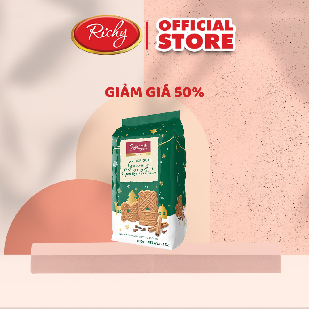 Bánh Đức Coppenrath túi 600g Spekulatius - bánh nhập khẩu Richy