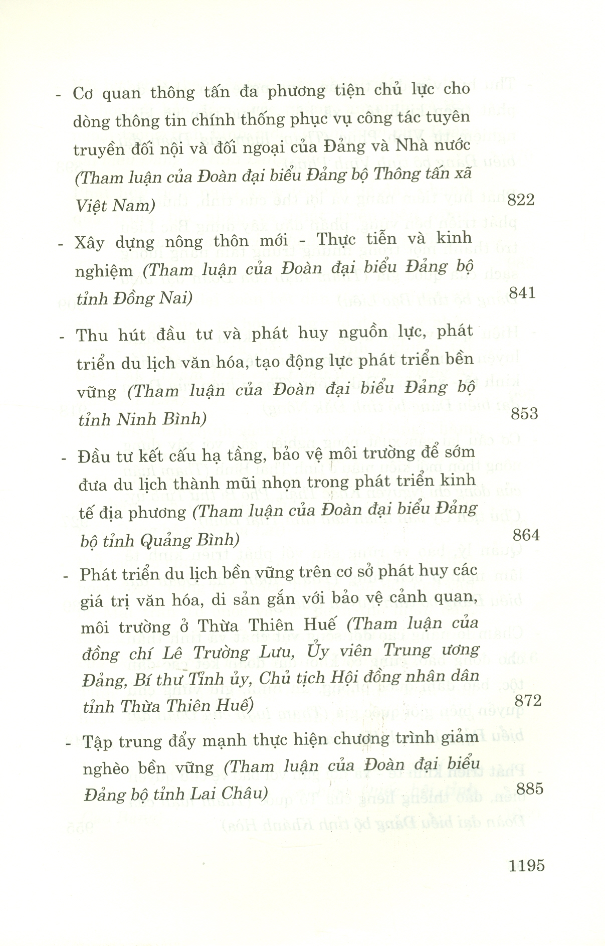 Tham Luận Đại Hội Đại Biểu Toàn Quốc Lần Thứ XIII
