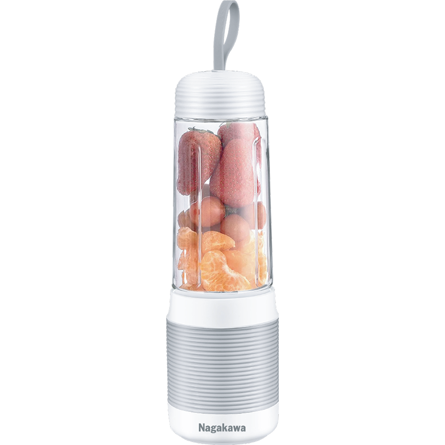 Máy Xay Sinh Tố Cầm Tay Nagakawa Nag0826 300Ml 35W - Hàng Chính Hãng - Trắng