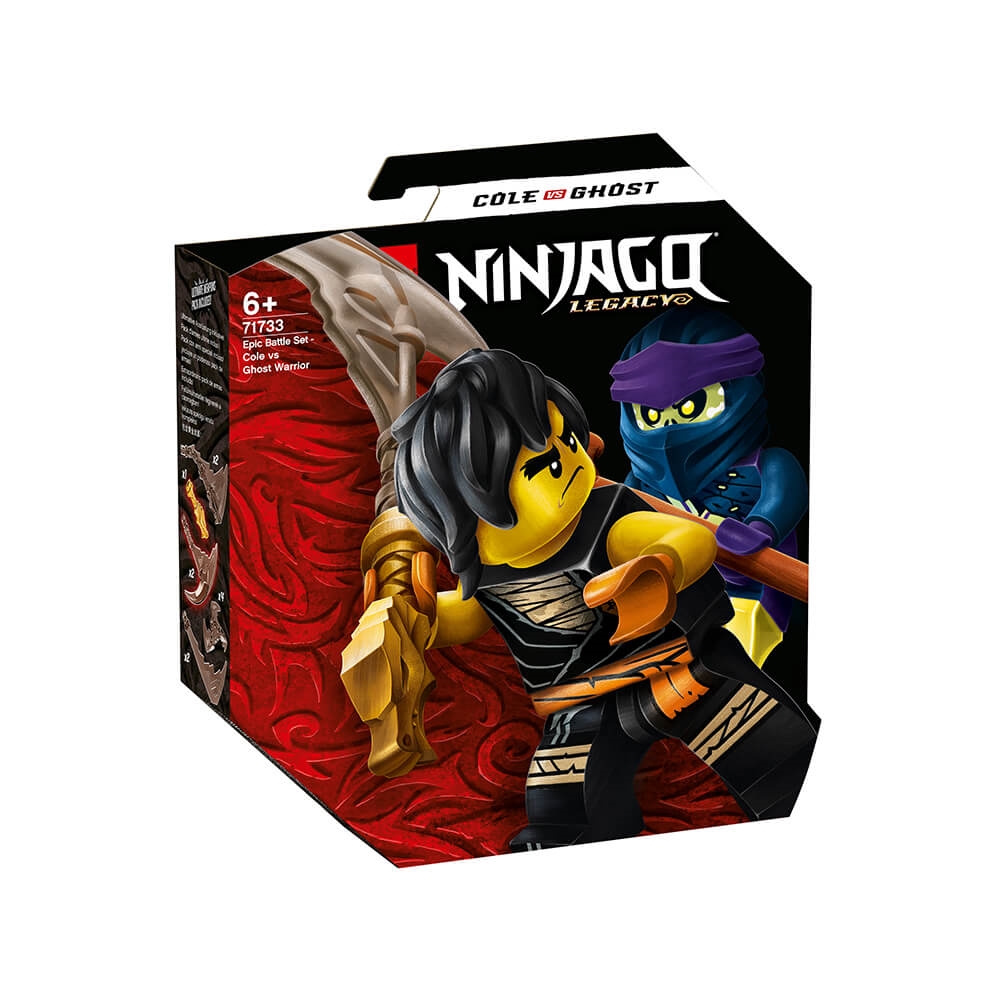 Đồ chơi LEGO Đấu Trường Ninjago- Cole Đối Đầu Ghost Warrior 71733