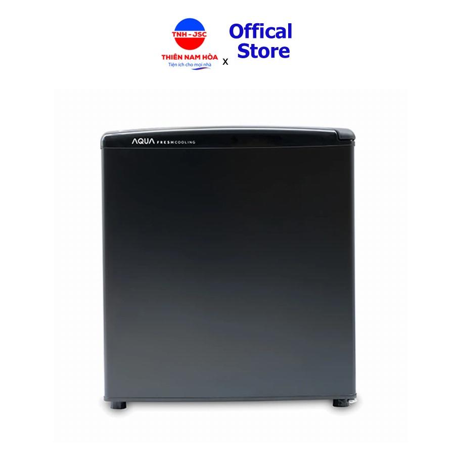 Tủ lạnh Aqua 50 lít AQR-D59FA Tủ lạnh Mini phòng trọ, phòng ngủ, tủ đựng mỹ phẩm cá nhân - Hàng chính hãng