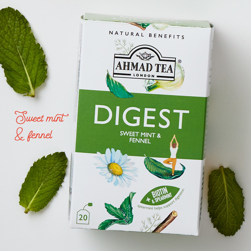 TRÀ AHMAD ANH QUỐC - DIGEST (40g) - Hỗ trợ hệ tiêu hóa