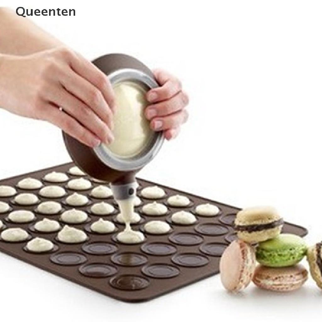 Queenten Silicone Baking Mat Large Double Sided Macaron Macaroon Dessert DIY Mold Sheet QT