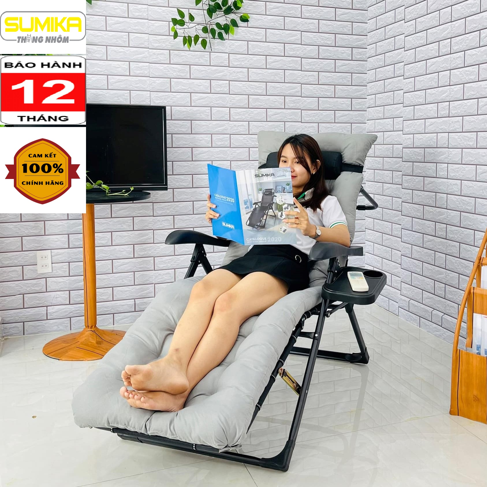 Ghế Xếp Thư Giãn 168, Ghế Ngã Thành Giường, Giường ngủ thông minh Công Nghệ Nhật Bản,