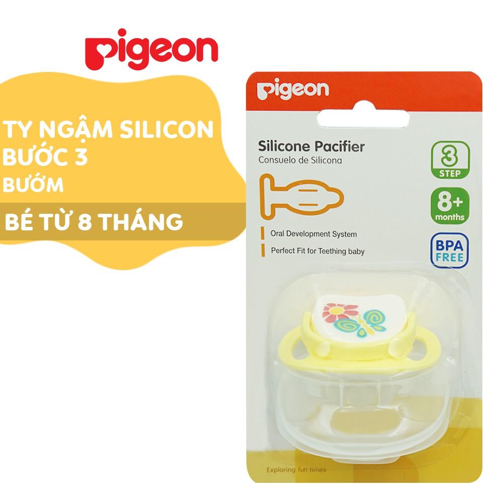 Ty ngậm silicone Pigeon bước 3 ( 8 tháng +) (HSD: 01/2024)