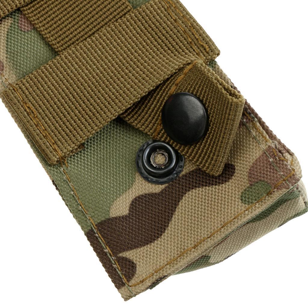 6xOutdoor Tactical Tourniquet Pouch with Shears Slot CP Camo
