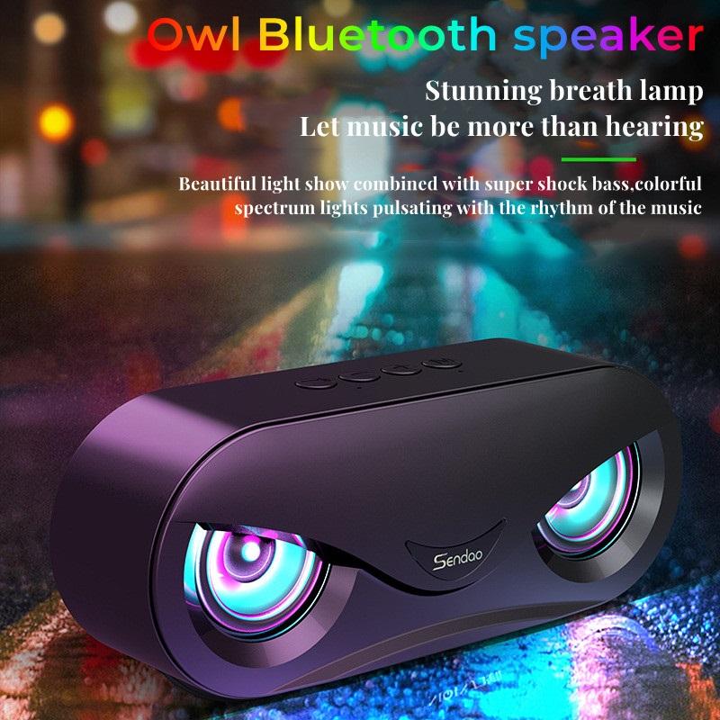 Loa Bluetooth Loa Siêu Trầm Không Dây Fm Radio 3D Stereo Karaoke Hộp Âm Thanh Cột Di Động Caixa de Som Điều Khiển Từ Xa Bluetooth Mic USB Màu sắc: đen Loa