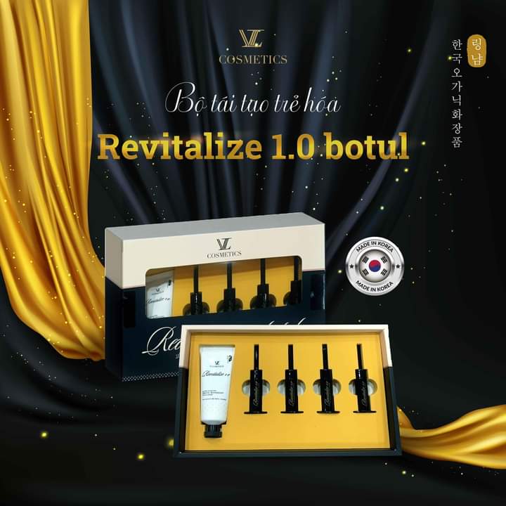 BỘ SIÊU TÁI TẠO NÂNG CƠ TRẺ HÓA Y KHOA, LÀM ĐẦY NẾP NHĂN, CĂNG BÓNG DA TOÀN DIỆN REVITALIZE 1.0 BOTULINUM  (LT LUXURY BOTULINUM AGE REWIND SOLUTION)