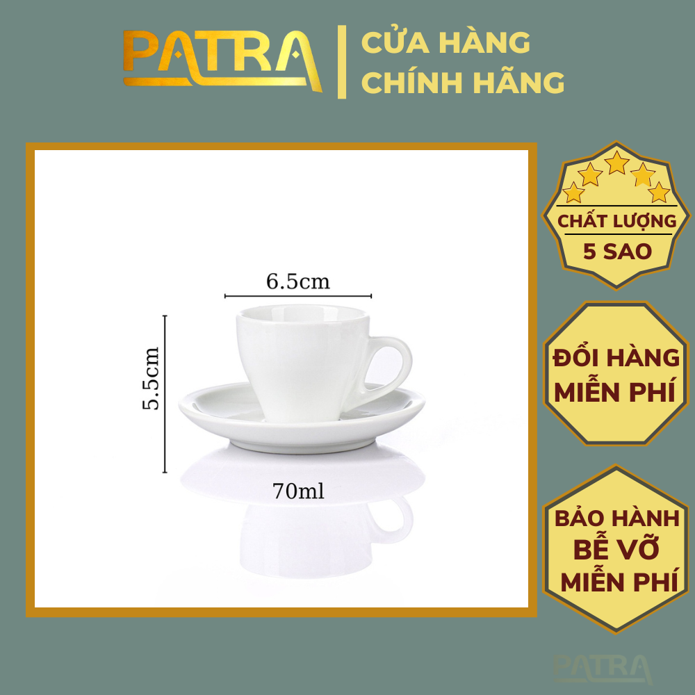 Cốc sứ, Ly sứ vân đá Bát Tràng cao cấp- ly cà phê Cappuccino Nhật dung tích 70ml