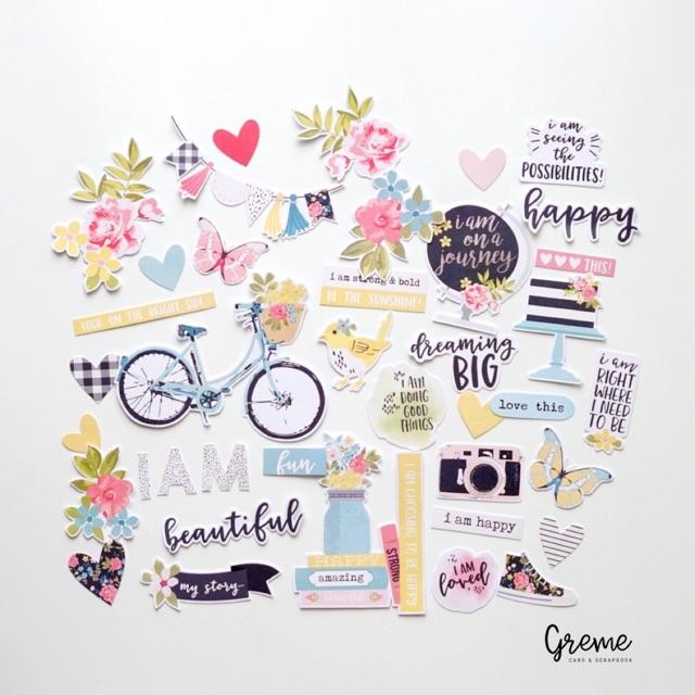 Die cut làm scrapbook bạn bè