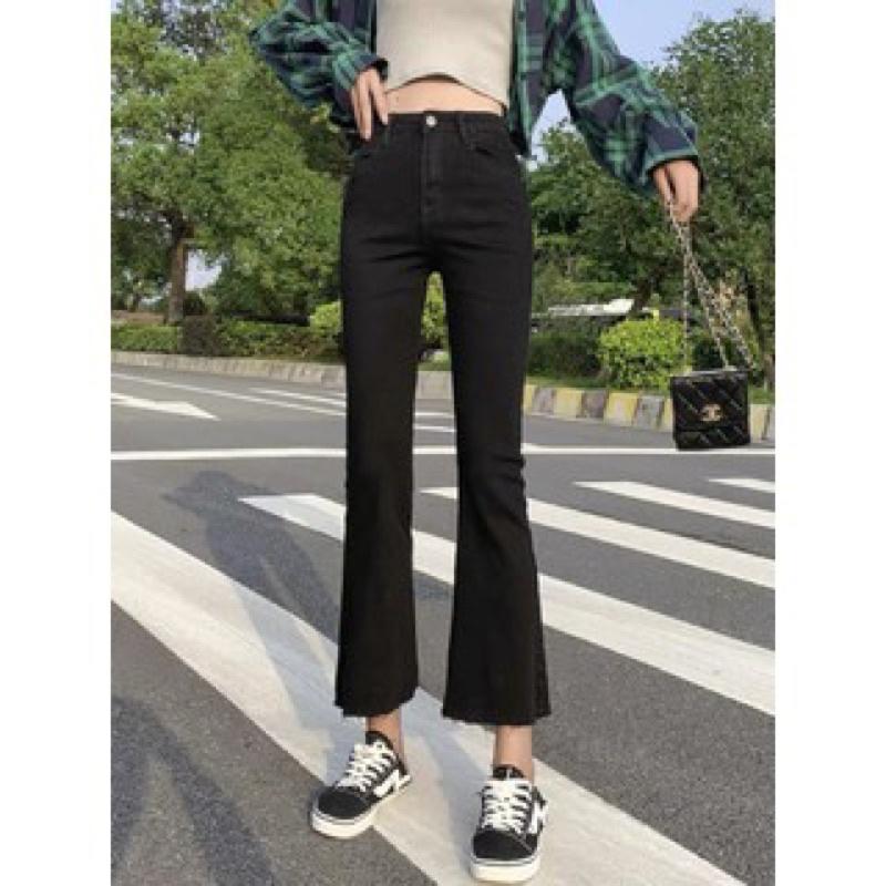 Quần jeans ống loe