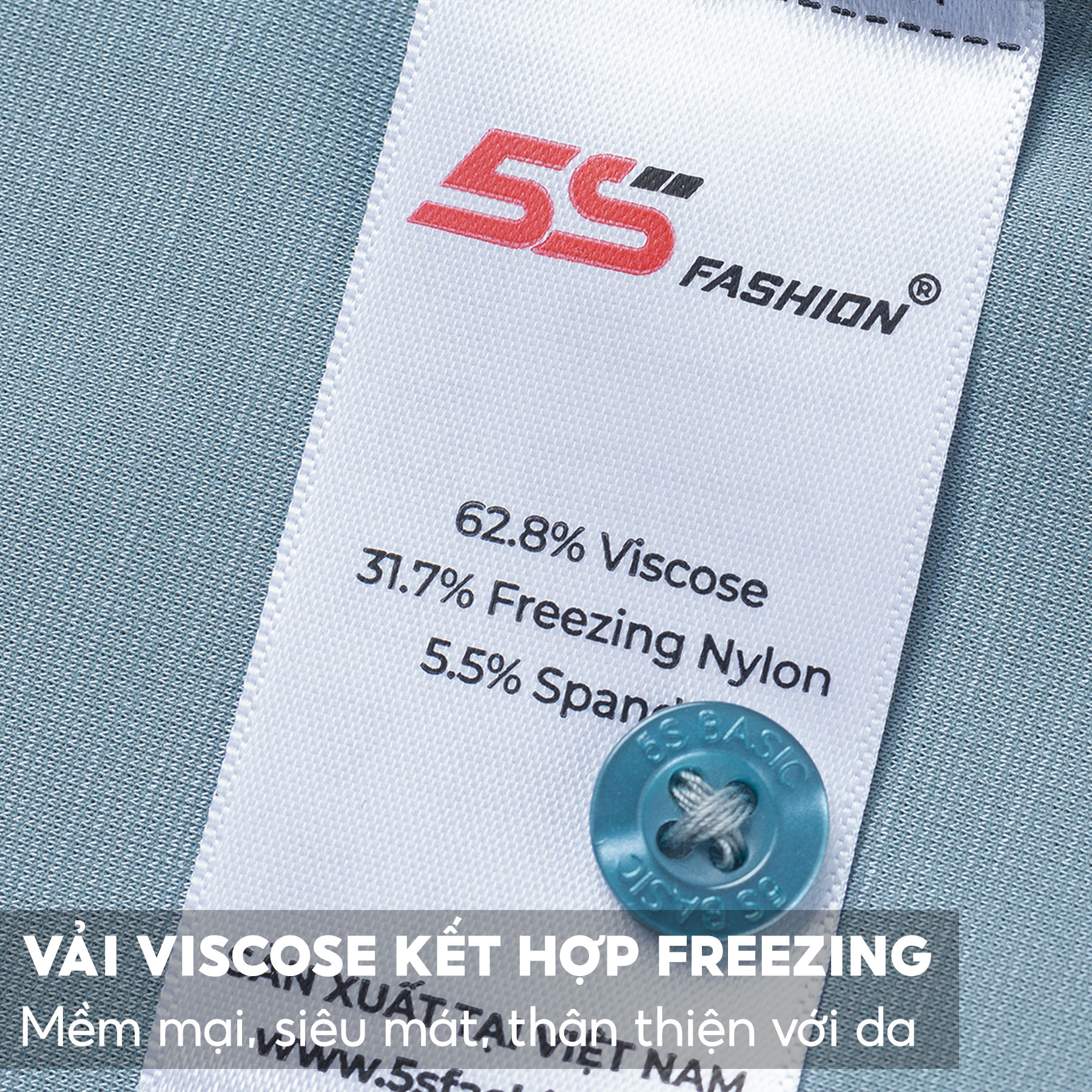 Áo Polo Nam 5S KEEP ON, Chất Viscose Siêu Mát, Mềm Mượt, Phom REGULARFIT Thoải Mái, Thiết Kế Trẻ Trung