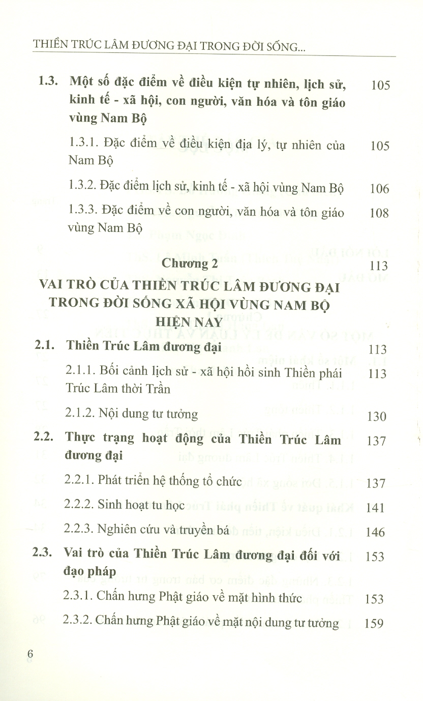 Thiền Trúc Lâm Đương Đại Trong Đời Sống Xã Hội Vùng Nam Bộ Hiện Nay (Sách chuyên khảo)