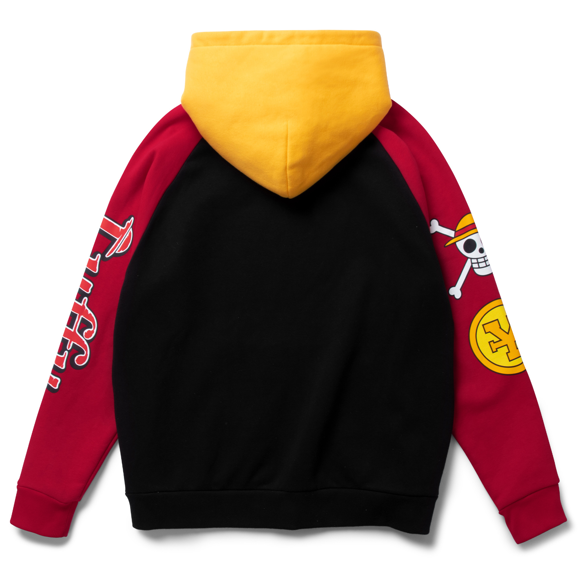 Áo Khoác DirtyCoins x One Piece Luffy Raglan Hoodie - Multicolor