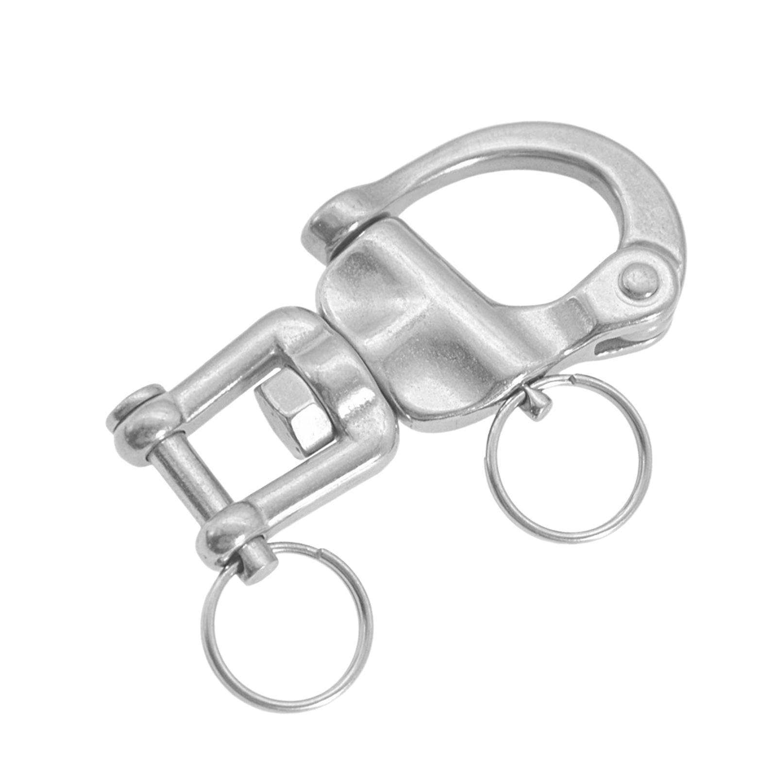 Swivel Eye Snap Shackles Boat Stainless Steel Locking Rigging Spinnaker
