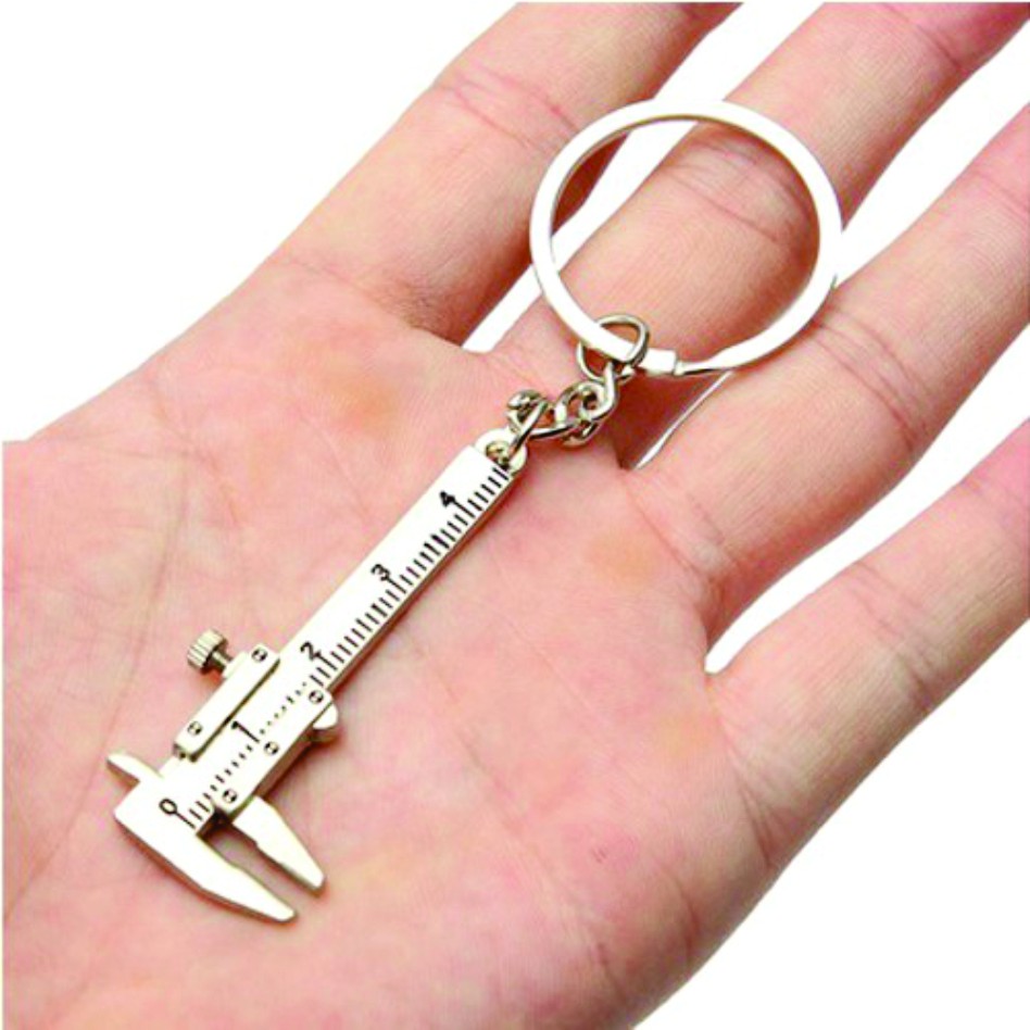 Móc Khóa Mô Hình Thước Kẹp Mini