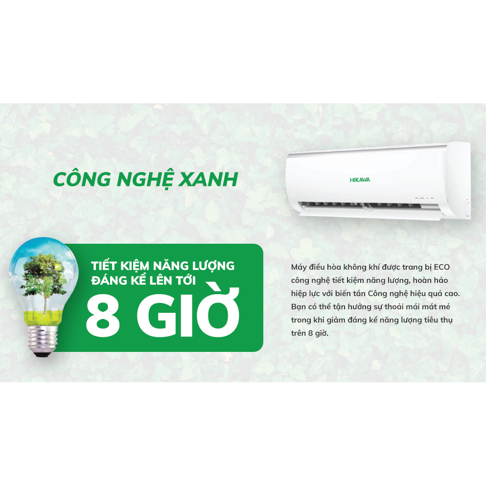 Máy lạnh Hikawa 1HP HI/K-NC10A - Chỉ giao HCM