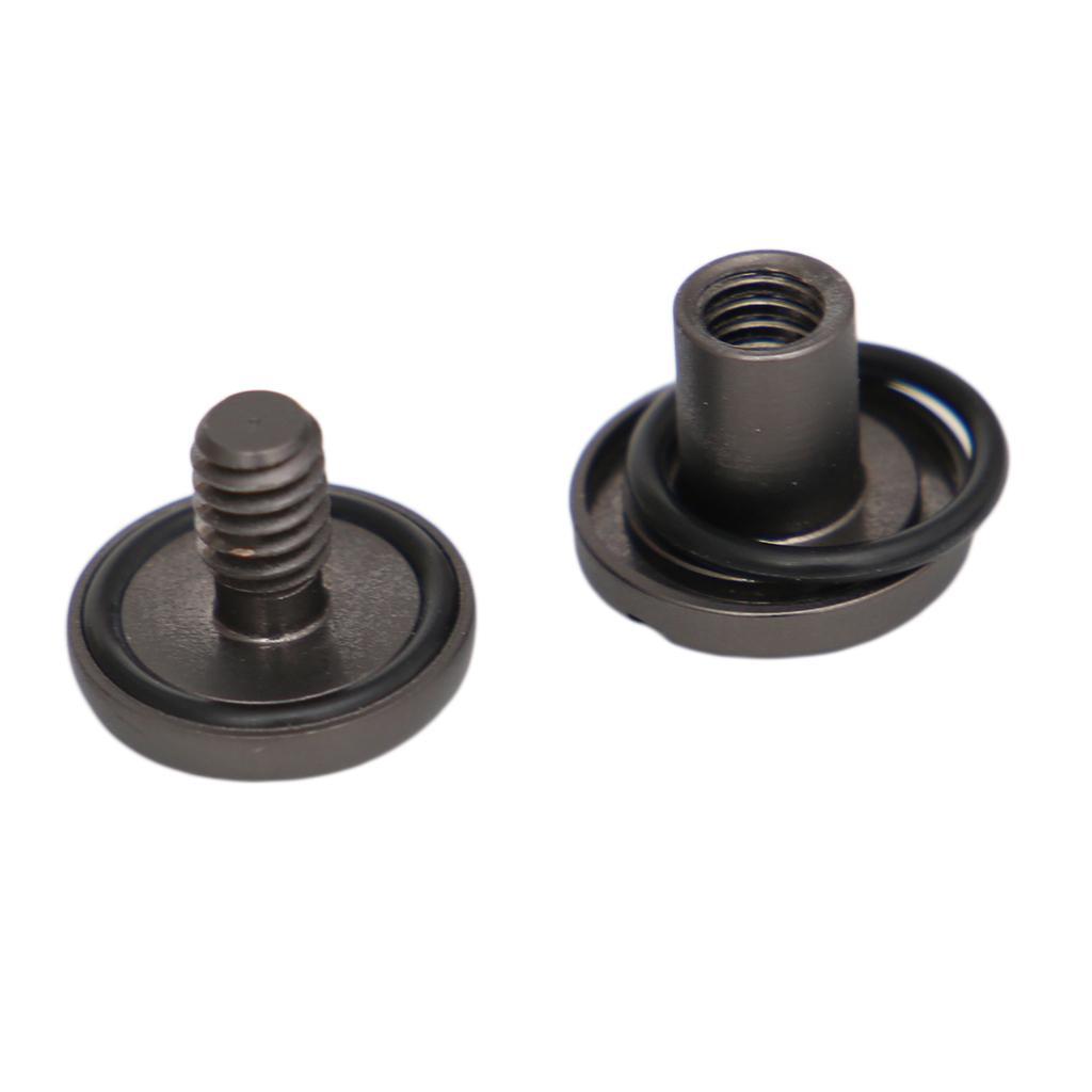 2 Packs Tech Scuba Diving Diver BCD Backplate Book Screw Dive Accessories