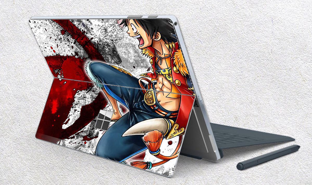 Skin dán hình One Piece x18 cho Surface Go, Pro 2, Pro 3, Pro 4, Pro 5, Pro 6, Pro 7, Pro X