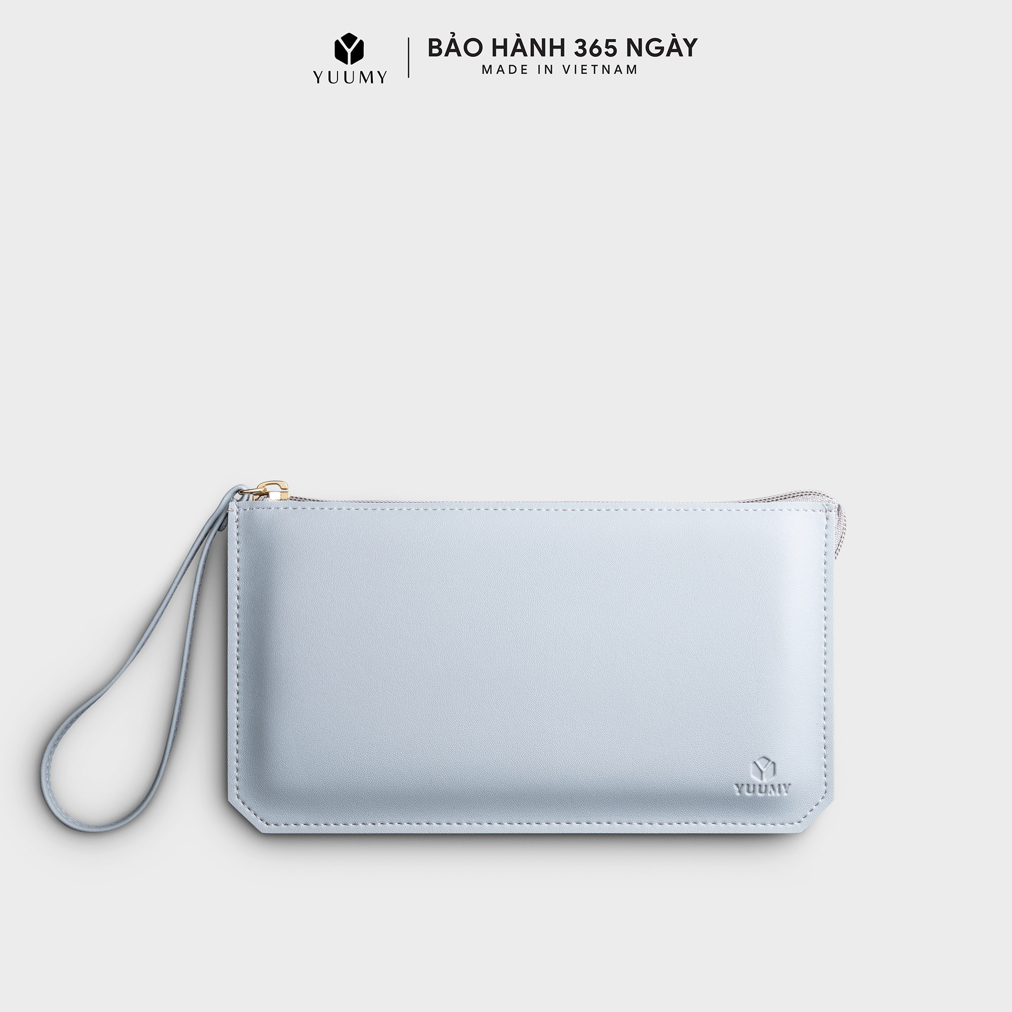 Ví Da Nữ Cầm Tay Yuumy Seasand Yv68 - Xanh Nhạt