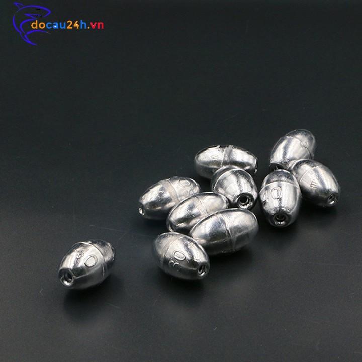 Chì câu cá tròn xuyên tâm