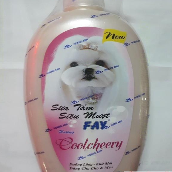Sữa tắm cho chó mèo Fay Coolcheery 800ml - siêu mượt - thơm dưỡng lông
