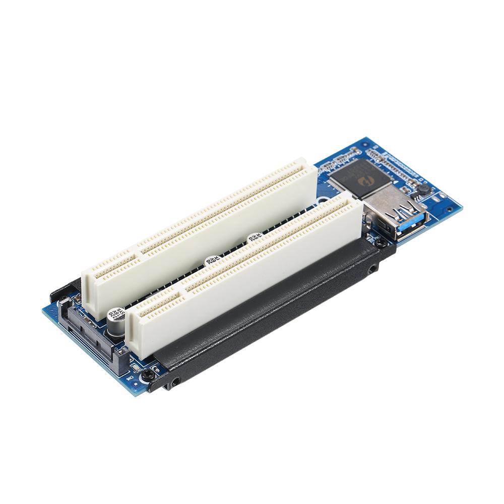 PCI-E to PCI Adapter Card PCI-E to Dual PCI Slot Expansion Card Support Capture Card/Golden Tax Card/Sound Card