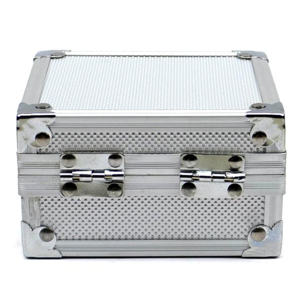 Silver Aluminium alloy Tattoo Machine Box Case for Storage Display Machine Gun