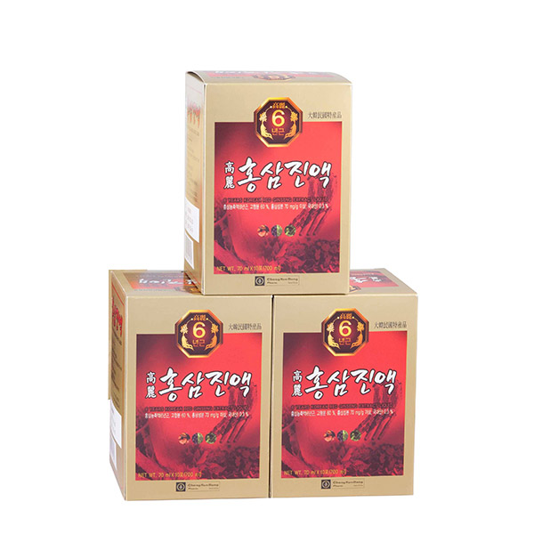 Thực phẩm chức năng nước hồng sâm Hàn Quốc 6 năm tuổi Chong Kun Dang 6 Years Korean Red Ginseng Extract Liquid 70ml x 30 gói