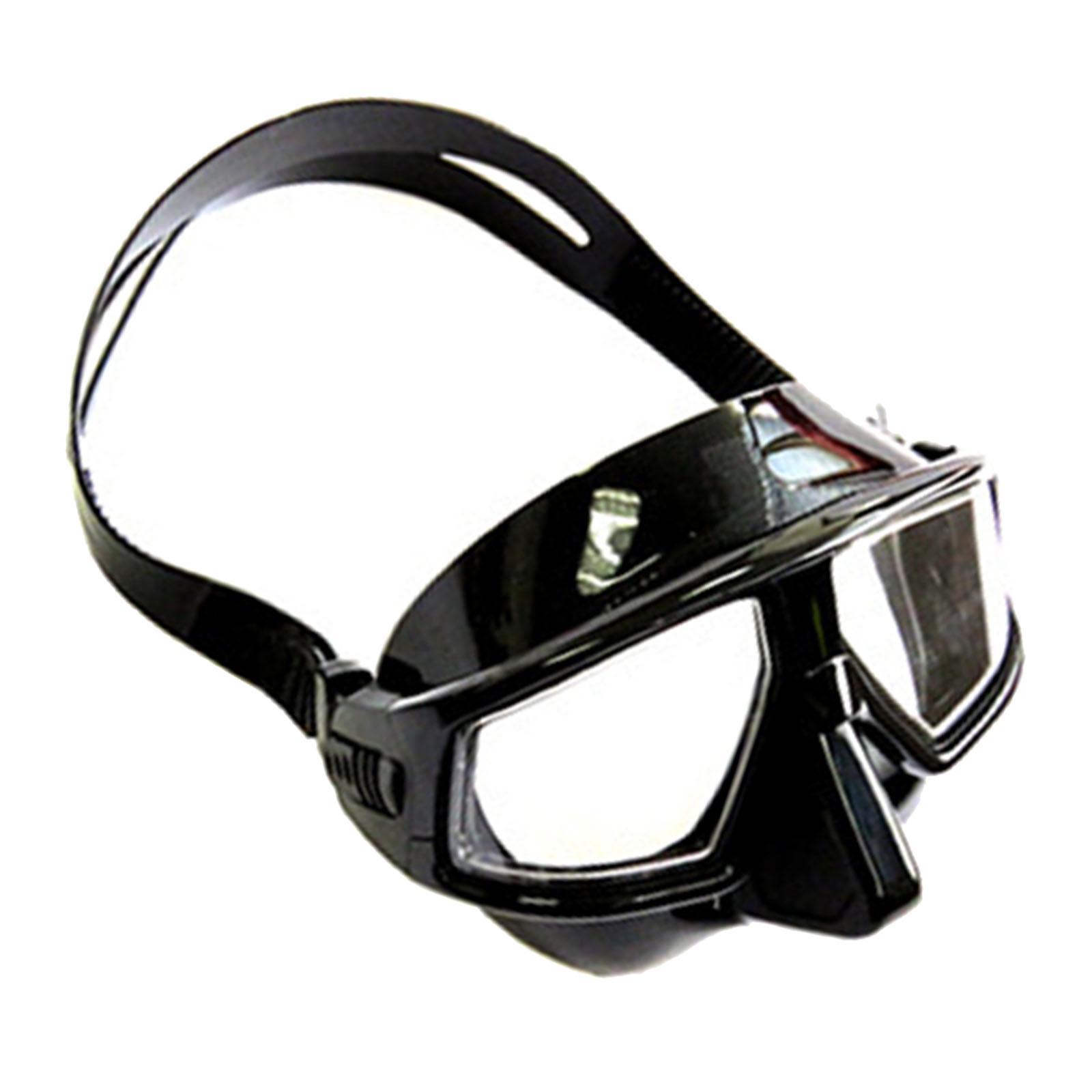 Dive Goggles Free Diving Goggles with Nose Cover Snorkel Goggles Panoramic Eyewear