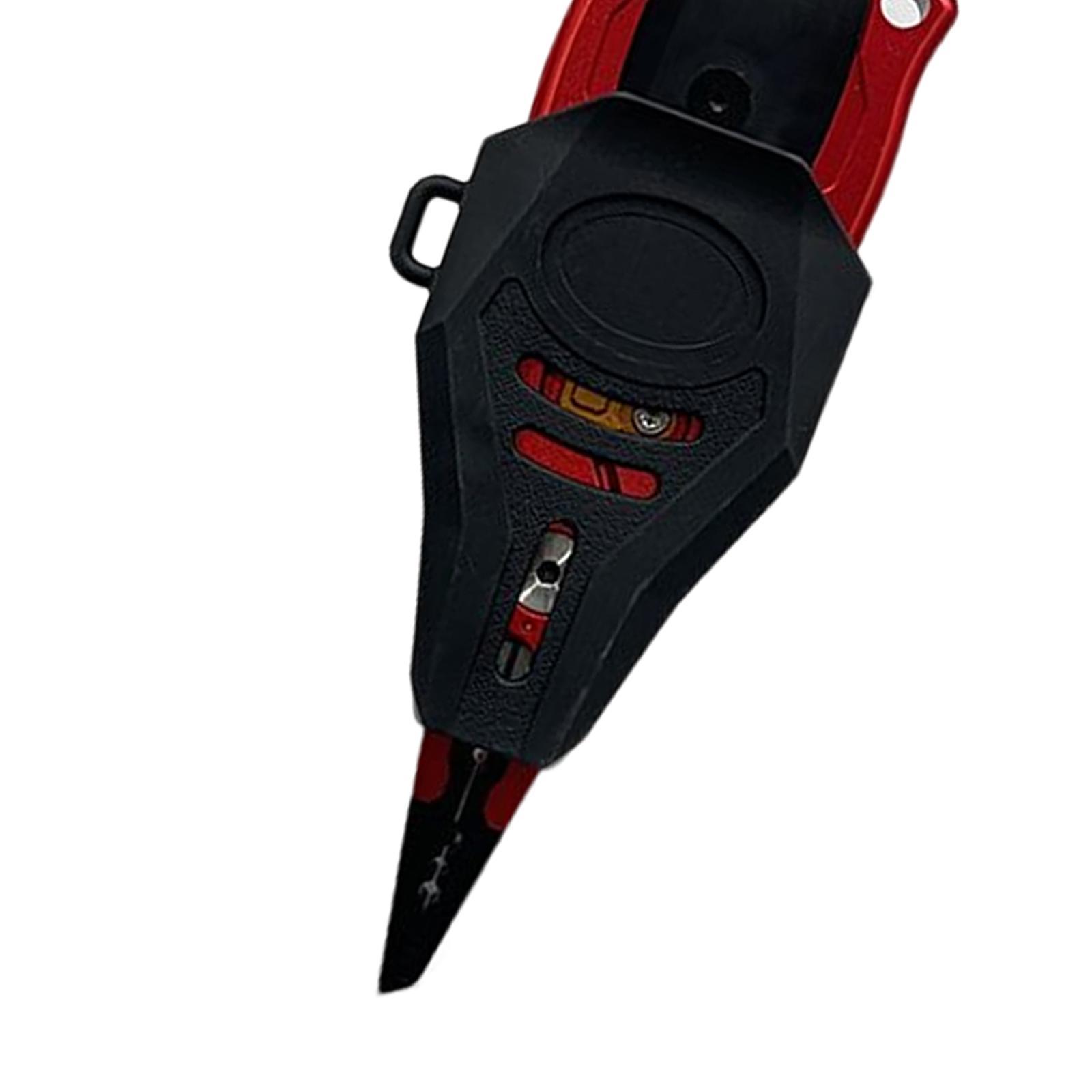 Fishing Pliers, Aluminum Alloy Hook Remover for Freshwater Saltwater Fishing Equipped with Lanyard