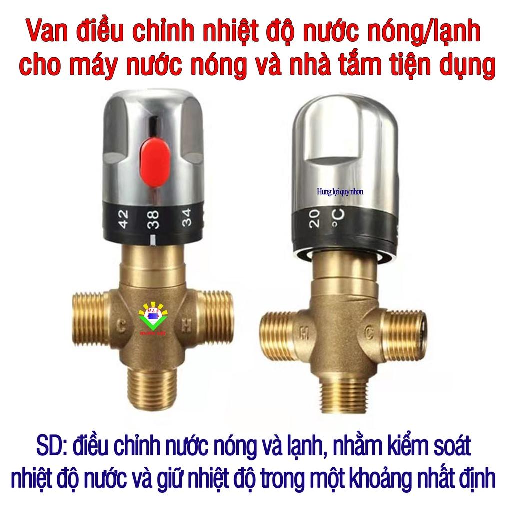 Van điều chỉnh nhiệt độ nước nóng/ lạnh cho máy nước nóng và nhà tắm tiện dụng