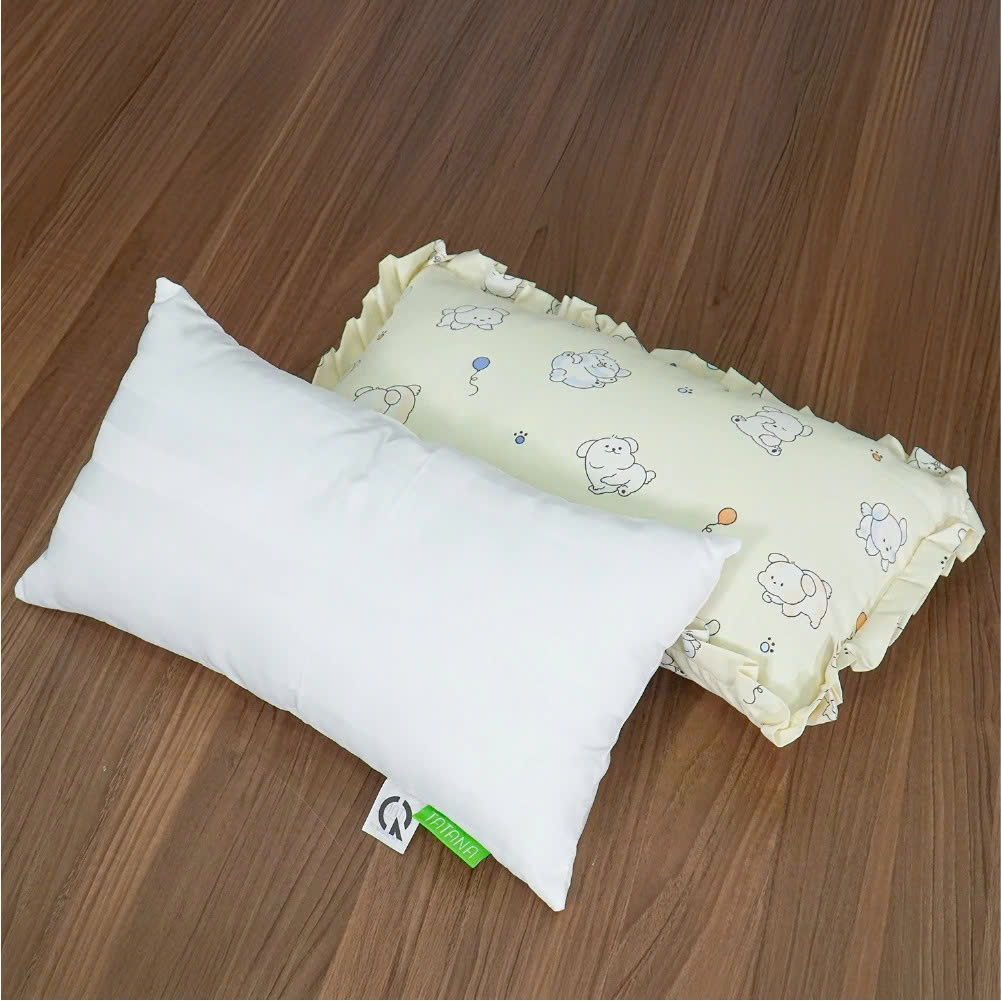 Gối lông vũ nhân tạo em bé TATANA + Tặng áo gối ( Màu ngẫu nhiên )