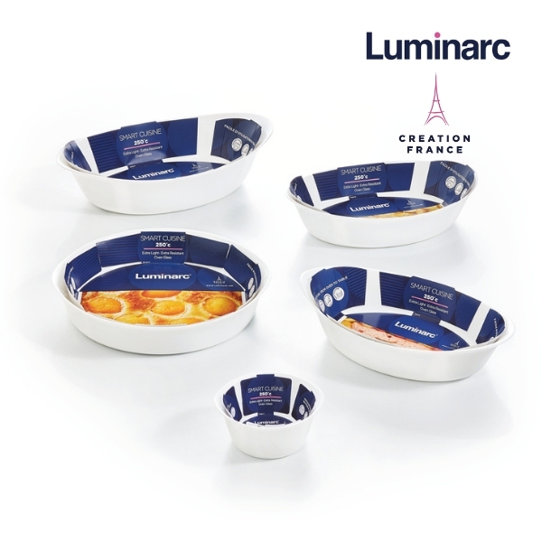 Khay Nướng Thuỷ Tinh Luminarc Smart Cuisine Oval 38*23cm- LUKHN3486