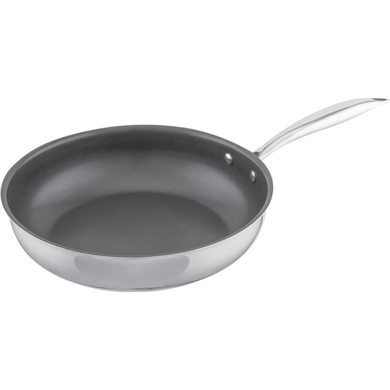 Chảo chống dính inox đa lớp toàn phần Nagakawa Haru NAG2202 - Dùng trên mọi loại bếp (22cm) - Hàng chính hãng