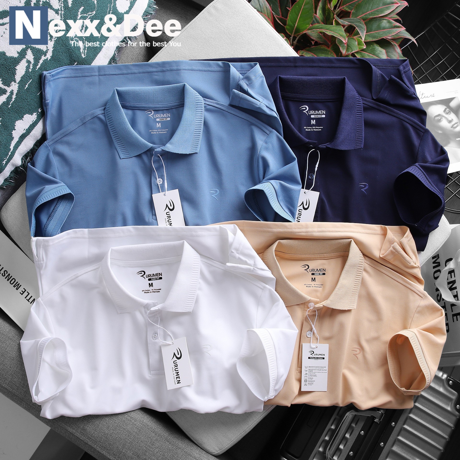 Áo thun polo nam, áo thun cá sấu nam có cổ bẻ trẻ trung big size 3xl CS36