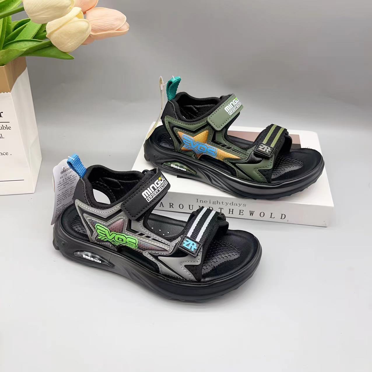 Giày Sandal quai hậu cho bé, giày thể thao siêu nhẹ, êm nhẹ chống trơn  – GSD9137
